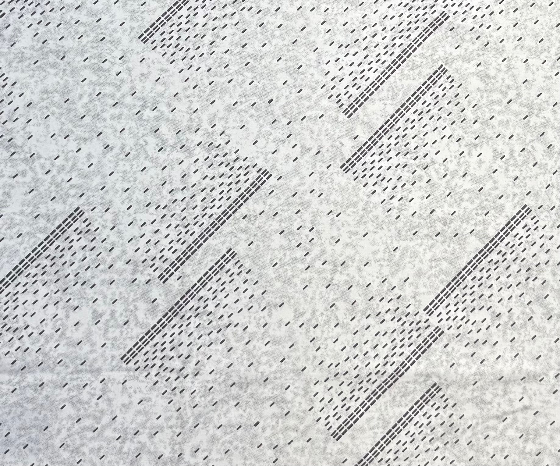 Textured Puff print Light Grey Contrast Polo