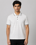 Cross Print AOP Polo