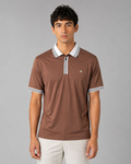 Contrast Collar Polo