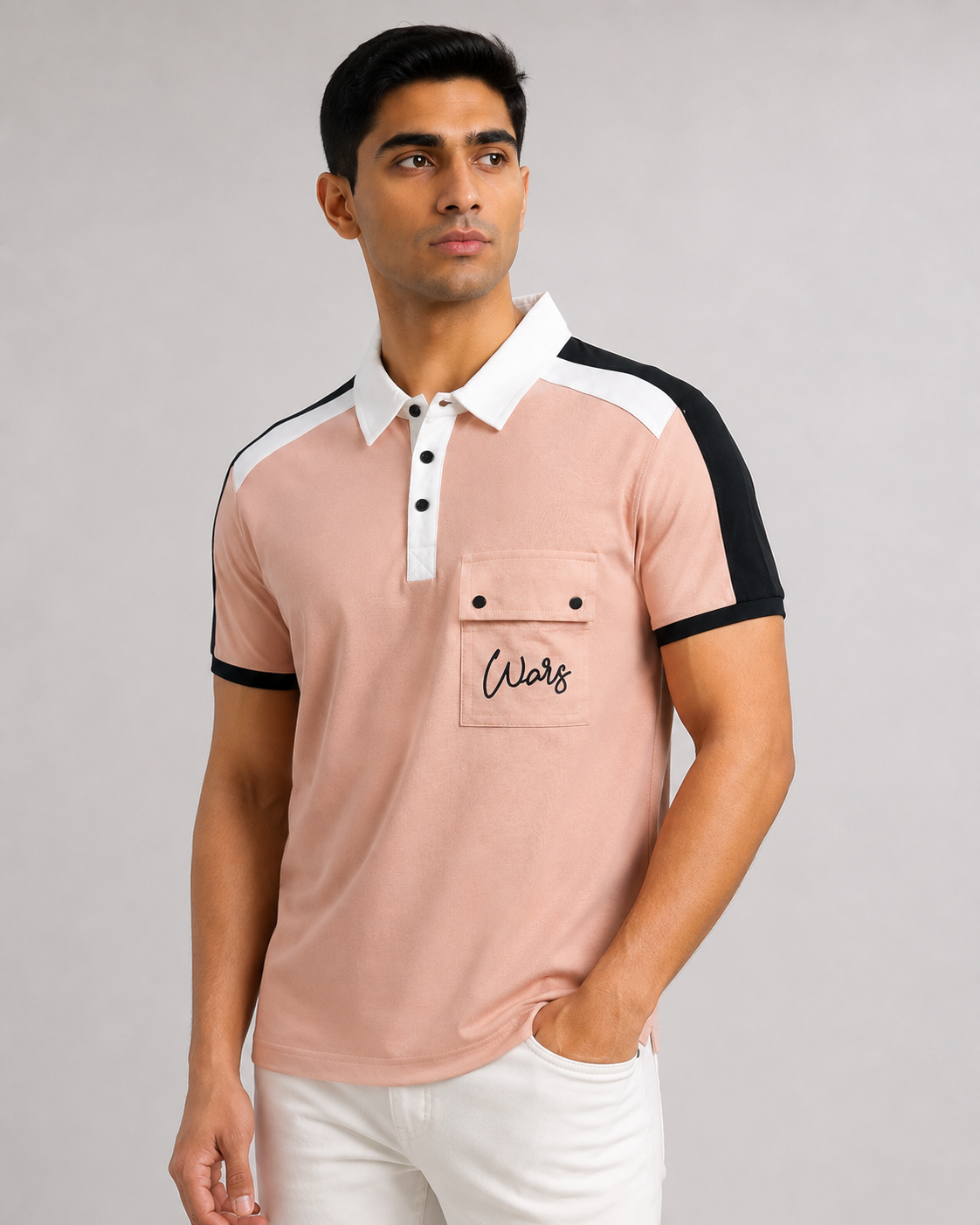 Colorblock Pocket Polo