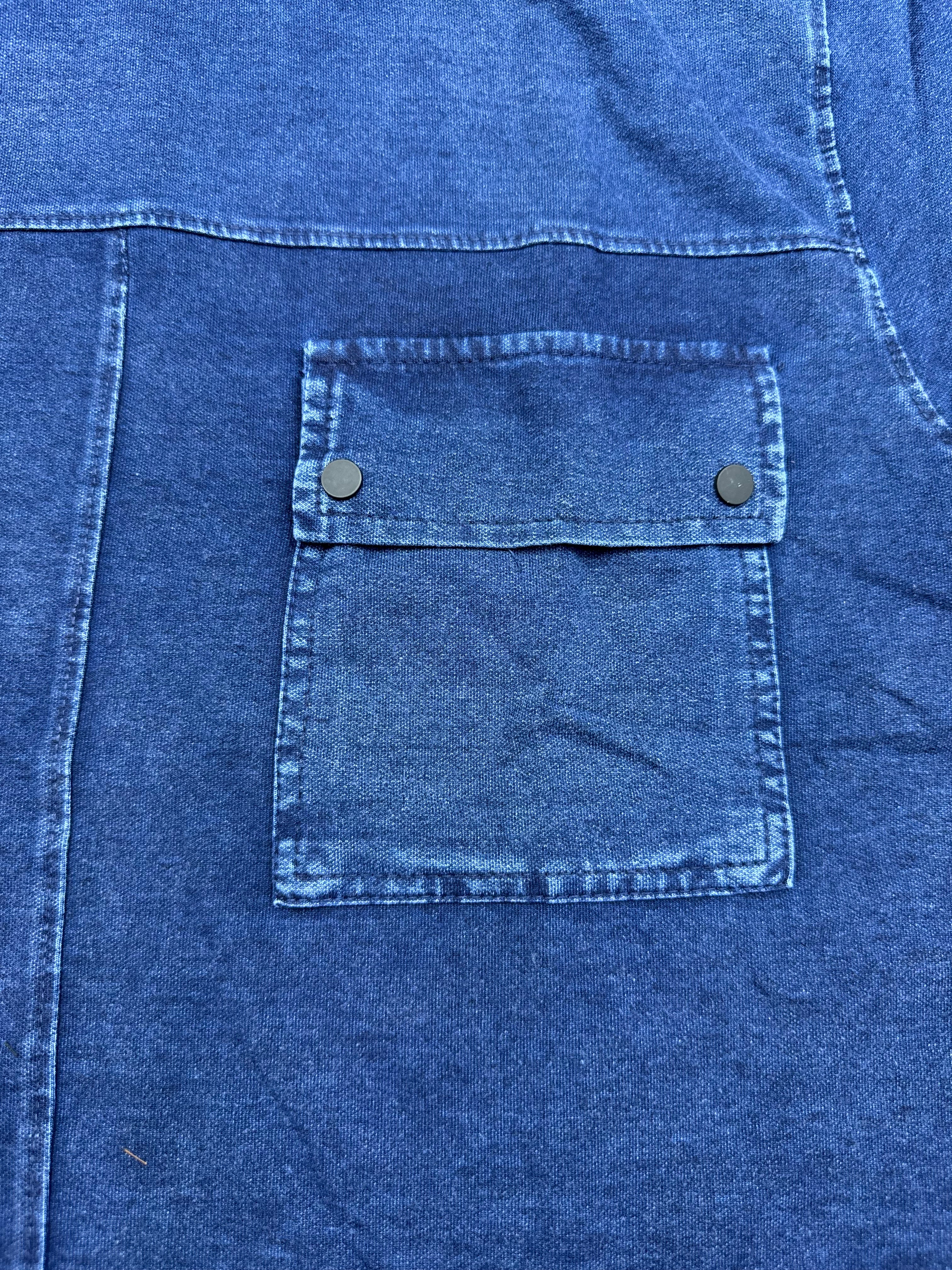 Acid Wash Denim Pocket T-Shirt