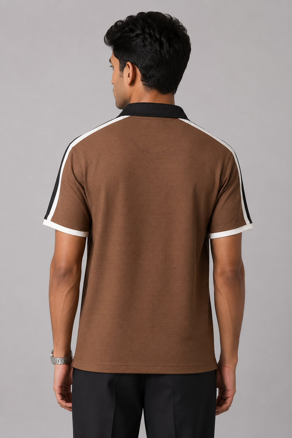 Colorblock Racer Stripe Polo