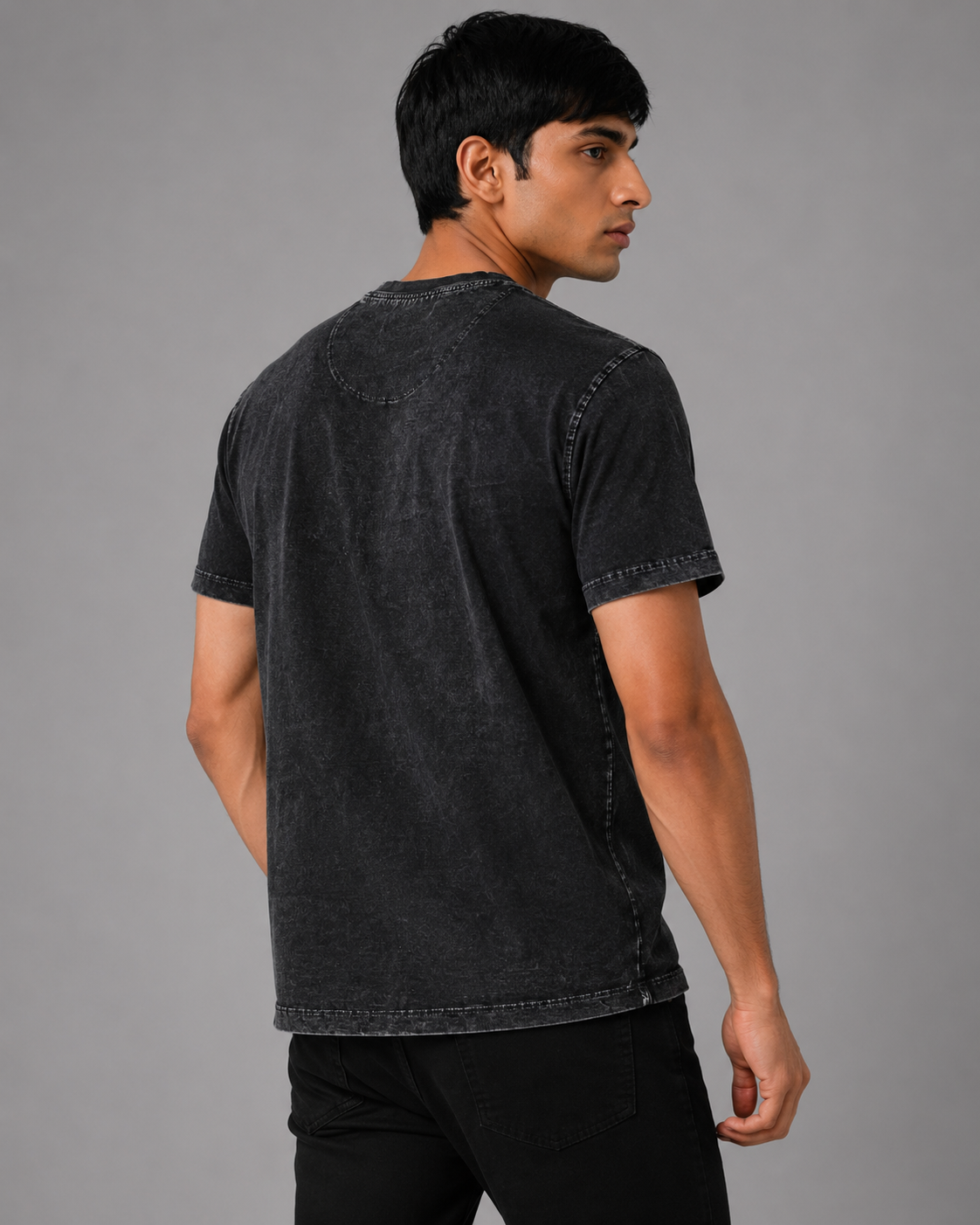Acid Wash Pocket T-Shirt