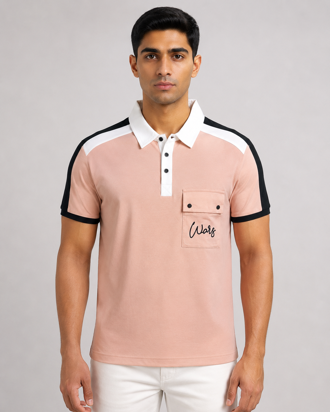 Colorblock Pocket Polo