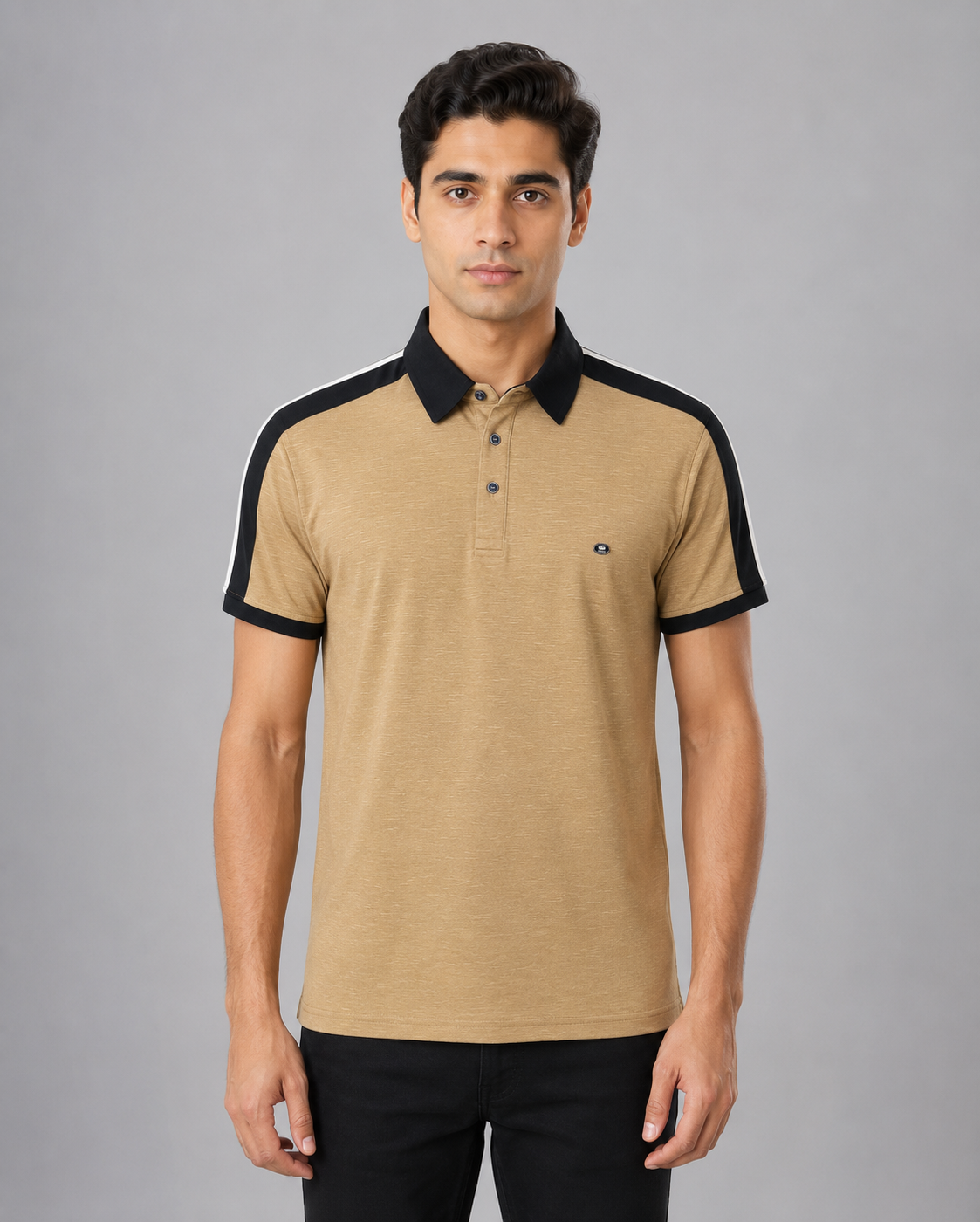 Colorblock Racer Stripe Polo
