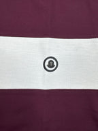 Colorblock Striped Chest Panel Polo
