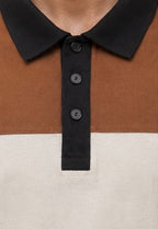 Cut & Sew Contrast Polo