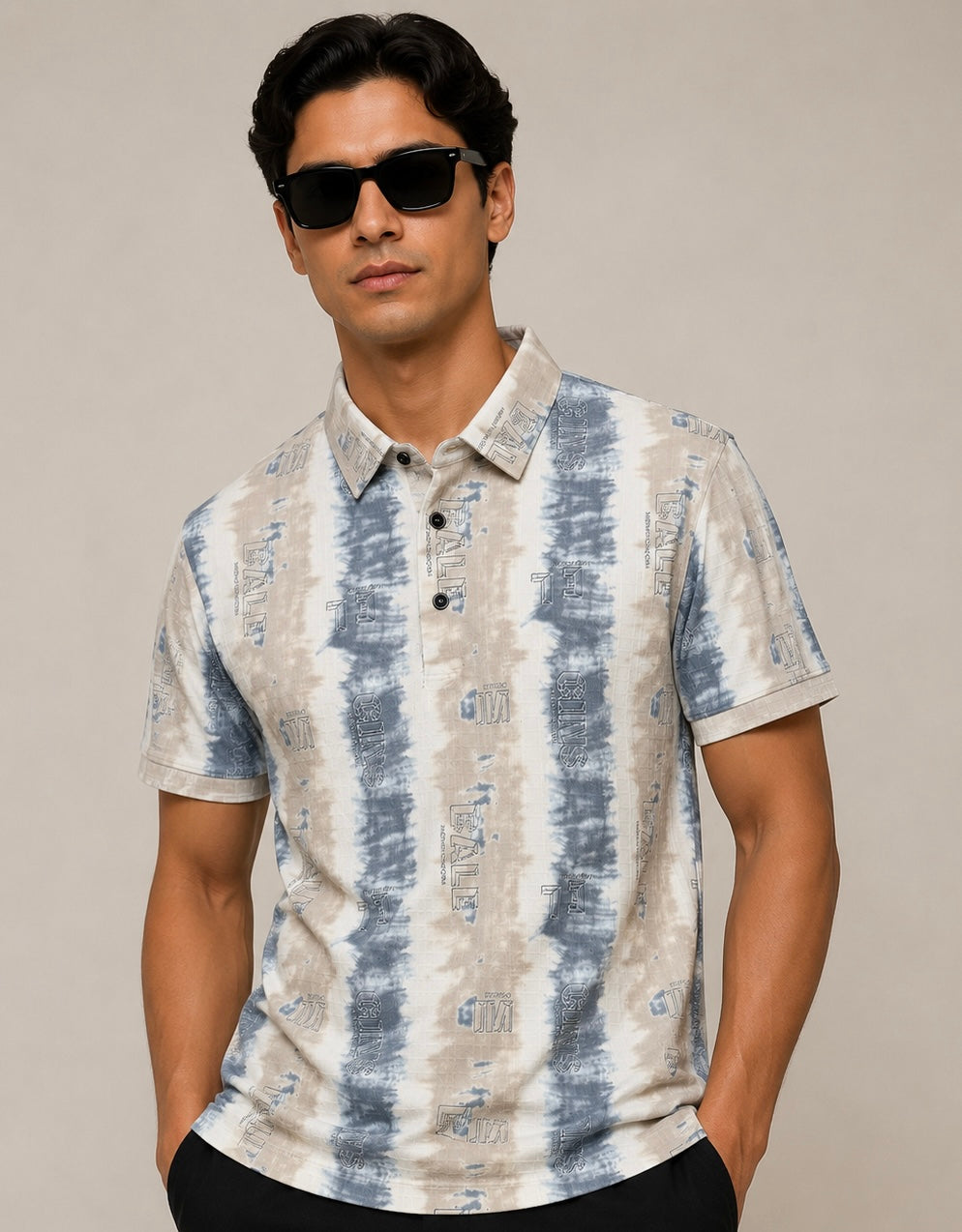 Abstract Typography AOP Polo