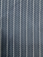 Seamless Pinstripe Zip-Neck Polo