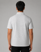 Geometric Print Polo