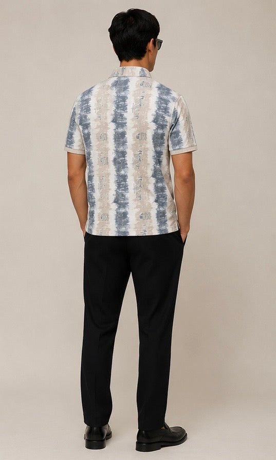Abstract Typography AOP Polo
