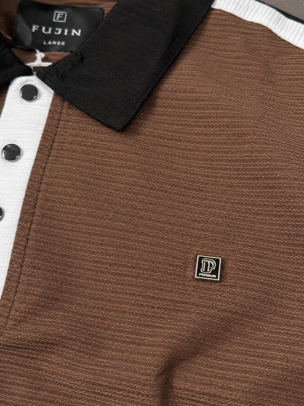 Colorblock Racer Stripe Polo