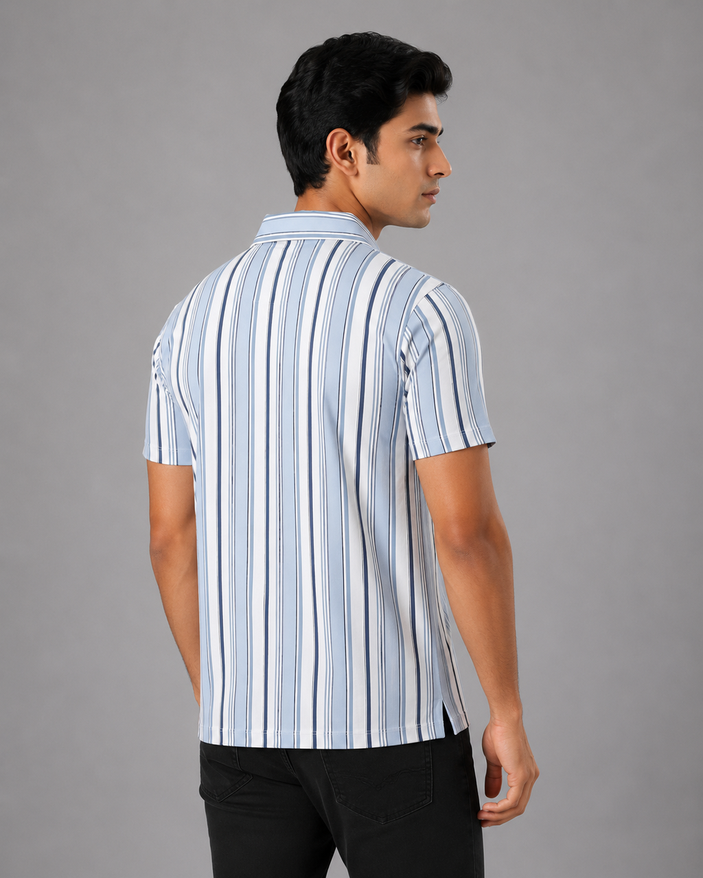 Multi-Stripe Polo