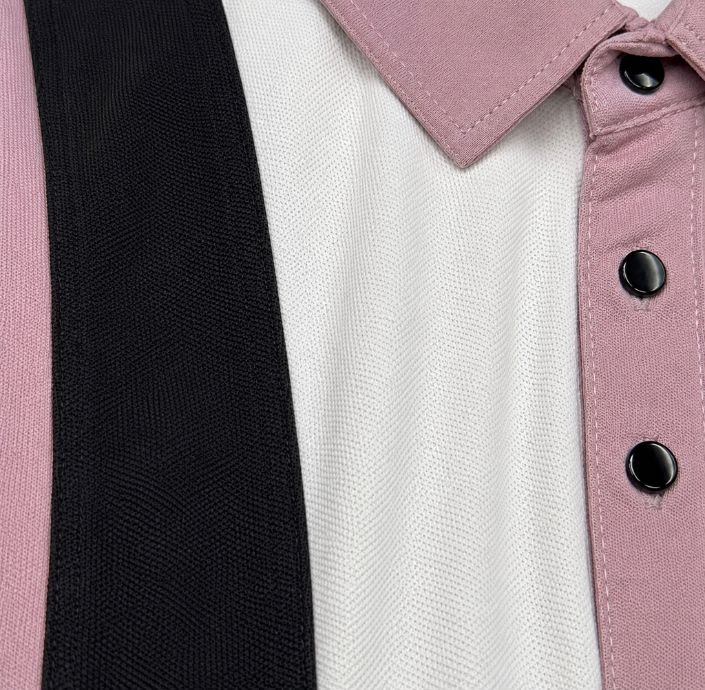 Colorblock Panel Polo