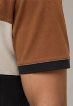 Cut & Sew Contrast Polo