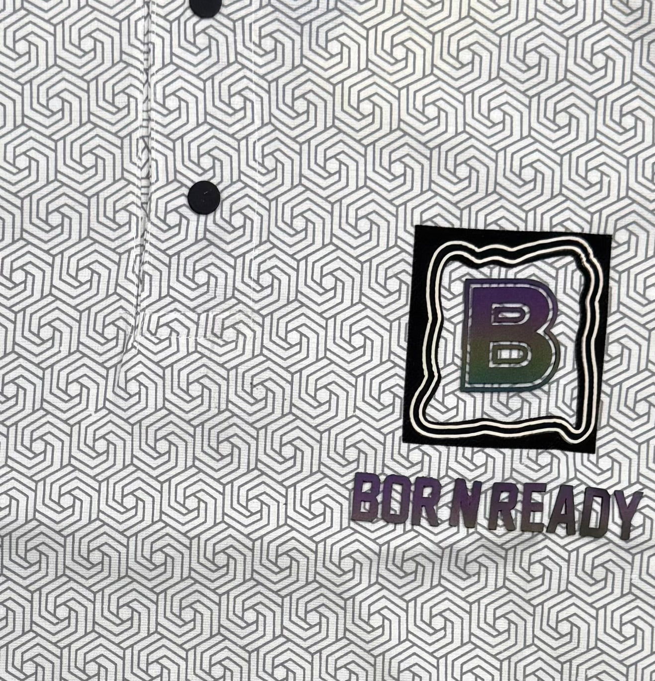 Geometric Print Polo