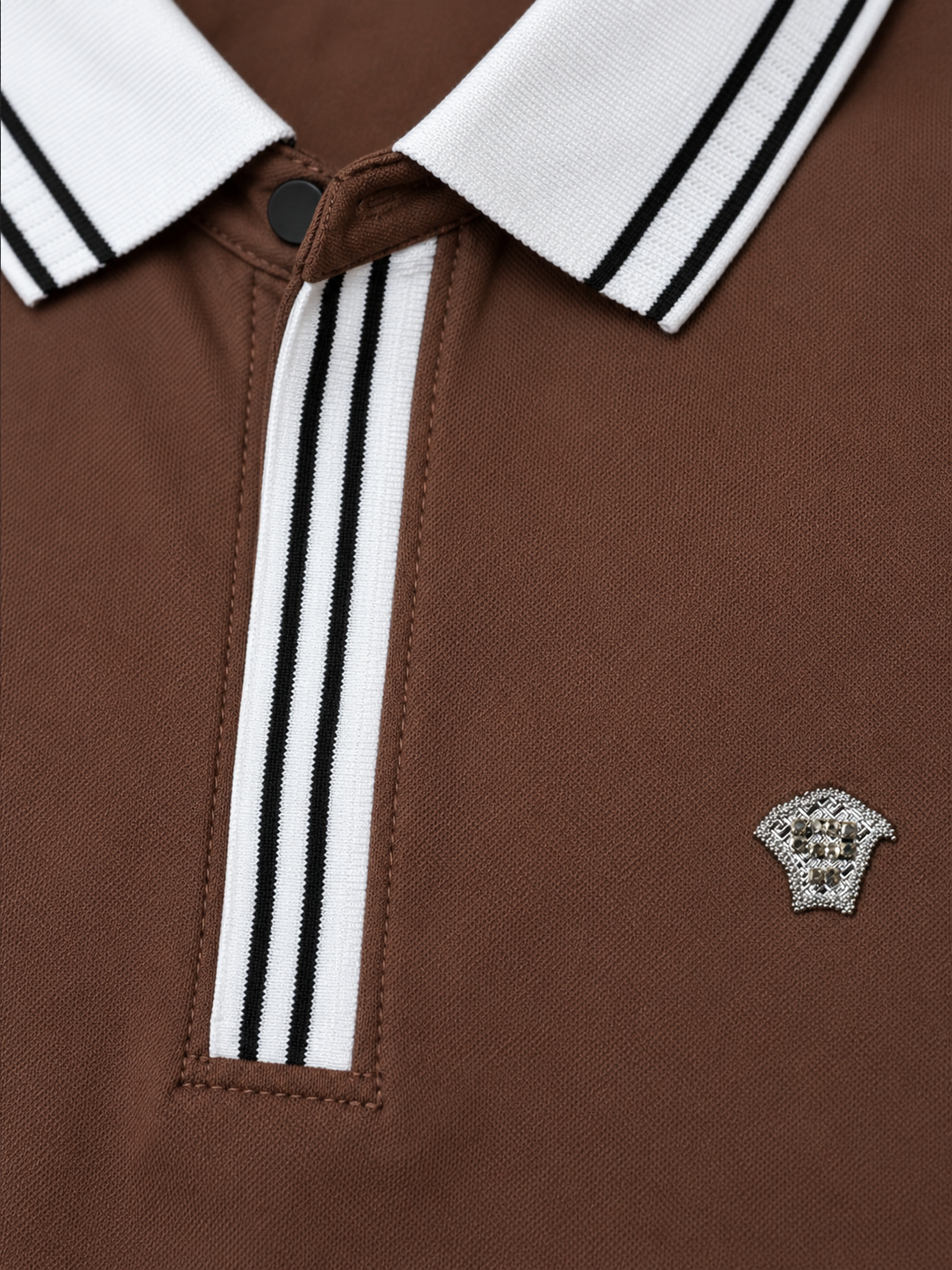 Contrast Collar Polo