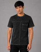 Acid Wash Pocket T-Shirt