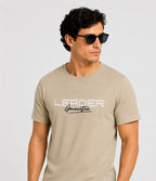Waffle Textured Beige Tee
