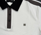 Contrast Eclipse Textured White Polo