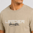 Waffle Textured Beige Tee